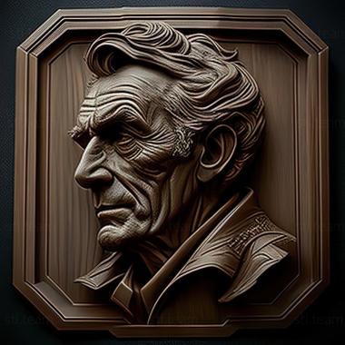 3D model Louis Loeb American artist (STL)